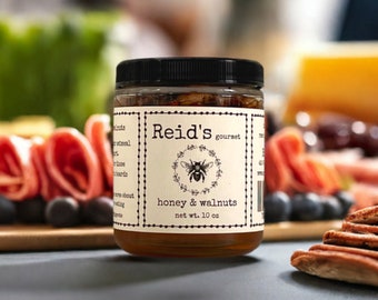 Raw Honey with Walnuts Charcuterie Board Idea Honey Lover Gift Unique Gift