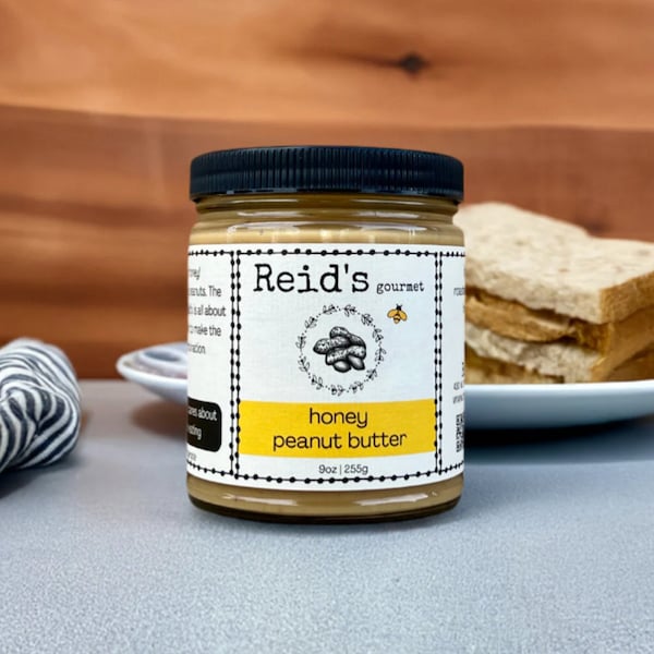 Peanut Butter Honey All Natural Peanut Butter Lover Gluten Free Gift