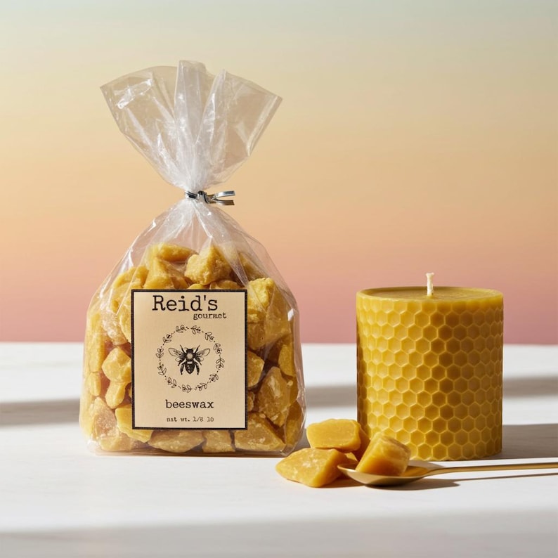 Pure Beeswax Half Pound Bag Natural Beeswax For Candle Making And Skincare Products