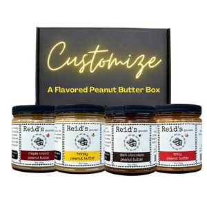 Peanut Butter Gift Box Customize Gourmet Peanut Butter Box Gift for Peanut Butter Lover