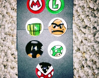 Super Mario Bros magnets