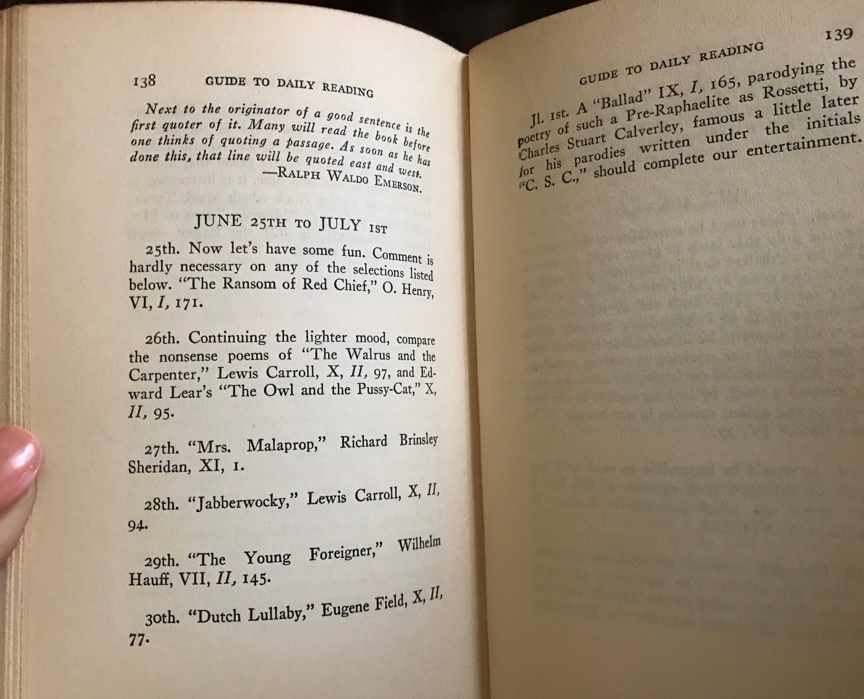 1938 the Pocket University Guide to Daily Reading Etsy UK