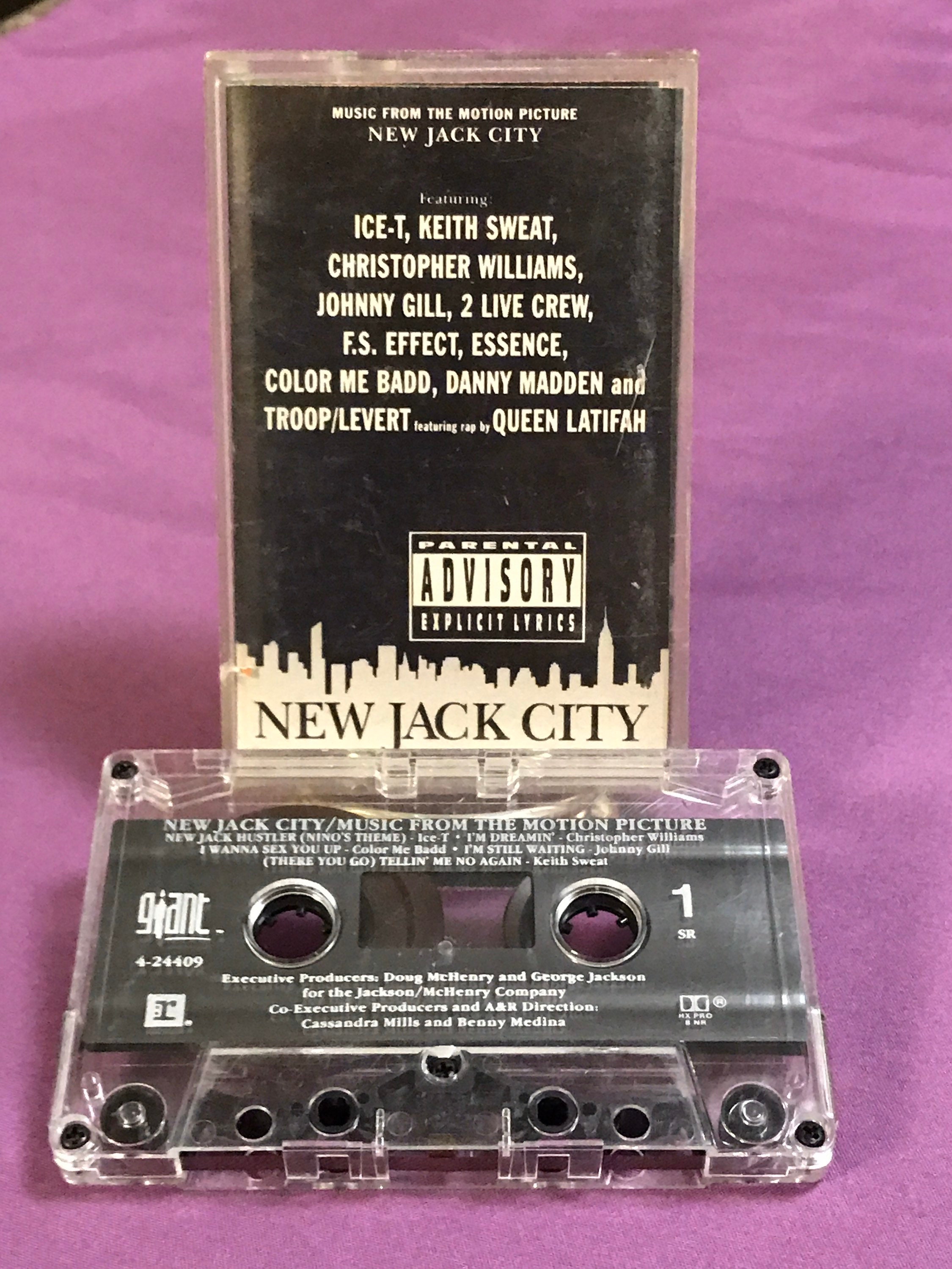 New Jack City Soundtrack Cassette 