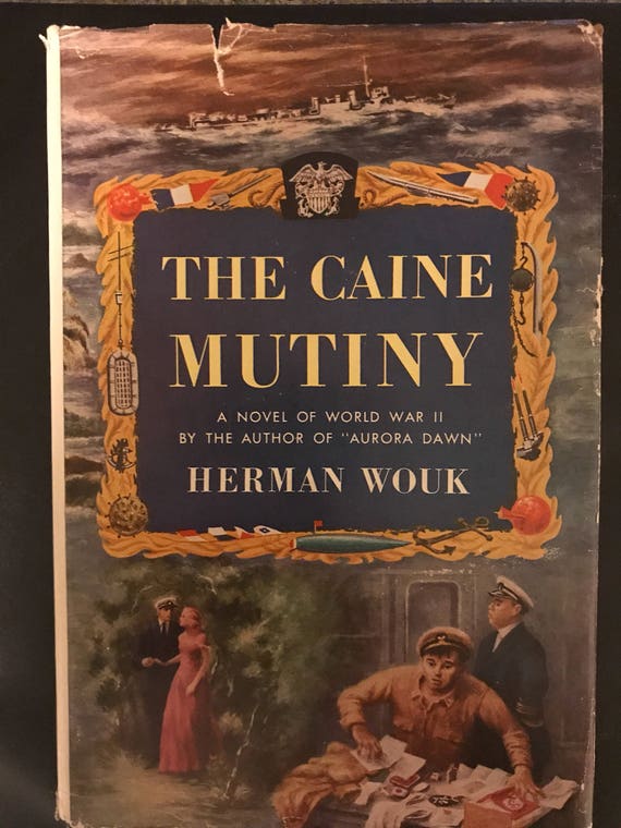 1951 The Caine Mutiny By Herman Wouk Book Club Edition With Etsy