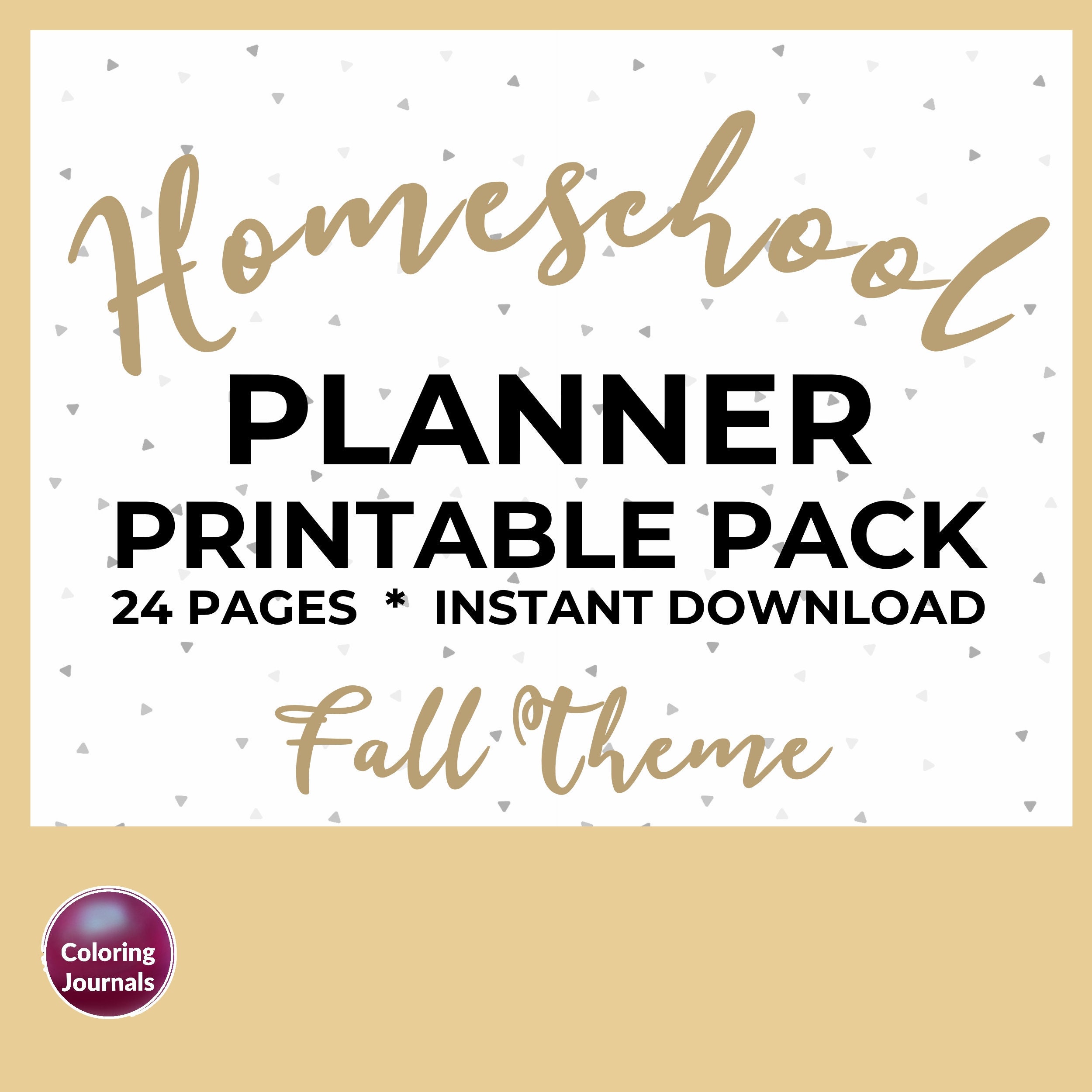 Homeschool Weekly Planner Printable Homeschooling Planner Etsy