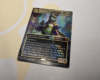 Ms. Bumbleflower Shadowbox - Playable, can be put in a deckbox!