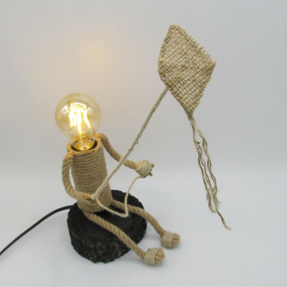 Freedom Decorative Rope Table Lamp Table Lamp Desk Lamp Etsy