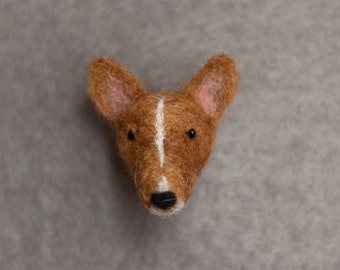 Custom bull terrier pin