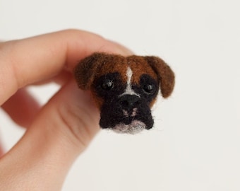 Boxer dog gift, pin