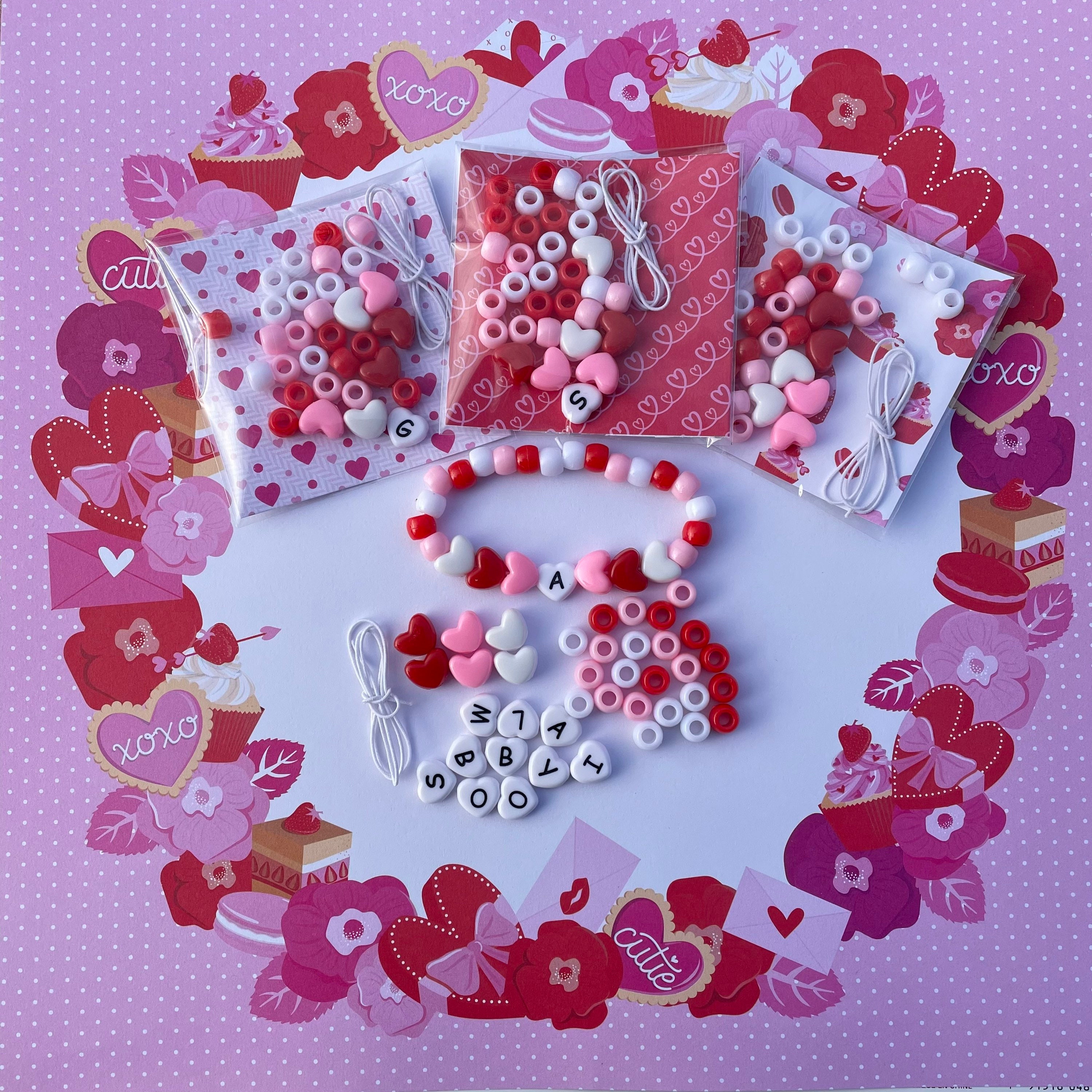 Valentines Day Gifts for Kids - 24 Pack Valentines Cards with Heart POP  Bracelets - Sensory Fidget Toys Valentine for School Classroom Gift  Exchange