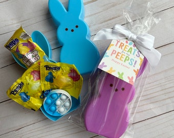 6 inch Prefilled Easter Basket - Peeps Themed Easter Basket - Peeps Easter Gift Set - Easter Stuffer - Pre-Teen Easter - Toddler Easter