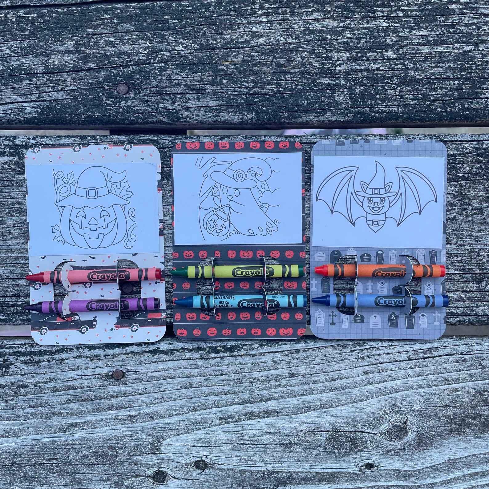 Halloween Crayons Halloween Classroom Favor Halloween Etsy
