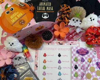 Self Care Mystery Scoops - Makeup Scoops - Gifts for Her - Surprise Scoops - Gifts for Teens - Mystery Gift Scoop - Halloween Boo Basket