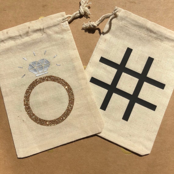 4 X 6 In Kids Wedding Favors Tic Tac Toe Bags Favor Bags Etsy