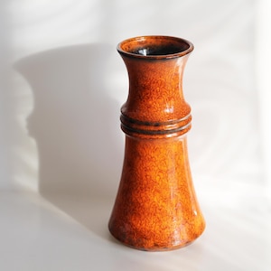 Jasba N 606 10 28 WGP West German Pottery Midcentury Fat Lava