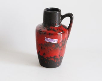 Rare Vintage Fat Lava West German Scheurich Lora Vase 423-18
