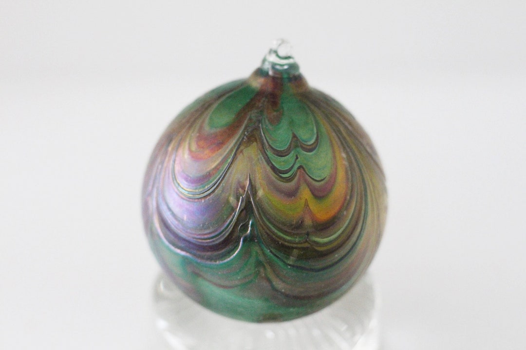 Decorative Glass Ball Mouth Blown Window Ornament Sun Etsy