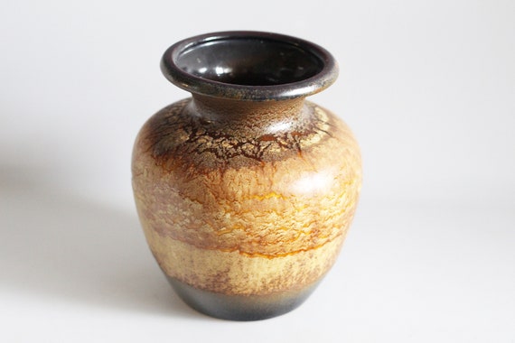 Scheurich: Vase 202-18 in Decor HARO West German Pottery