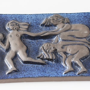 Jie Gantofta: Sys Marstrand, Wall plaque, relief, ceramic, Sweden, Swedish