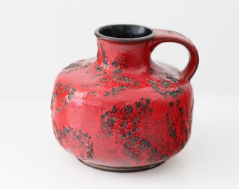 Gräflich Ortenburg'sche West German Pottery, WGP Fat Lava, vase 619