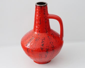 Carstens: Vase 201, Fat Lava - West German Pottery, mid century, mcm