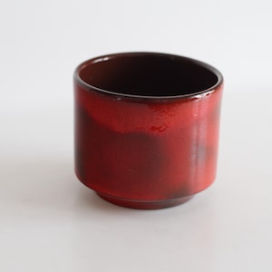 Lindo vaso de plantas: Cache Pot Fat Lava, cerâmica alemã ocidental.