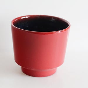 Marei: Maceta/jardinera clásica; cerámica de Alemania Occidental 12/2, WGP, Fat Lava, jardinería en el alféizar de la ventana.