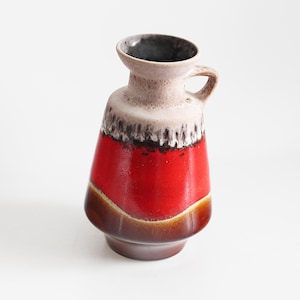 Dümler & Breiden: Handled vase,  311/20 West German Pottery Wgp Fatlava
