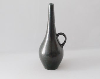 Ruscha: Vase 339/1, Pitcher, Decor Kupfergrün, mid century - West German Pottery WGP Fat Lava
