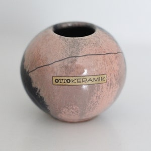 西ドイツ　ヴィンテージ陶器　花瓶　'70 西ドイツ製 ヴィンテージ Bay Keramik 陶器の花瓶 花器 Fat Lava