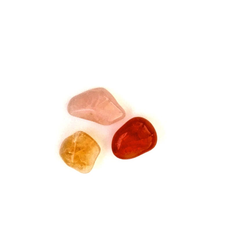 rose quartz and carnelian rose quartz and carnelian