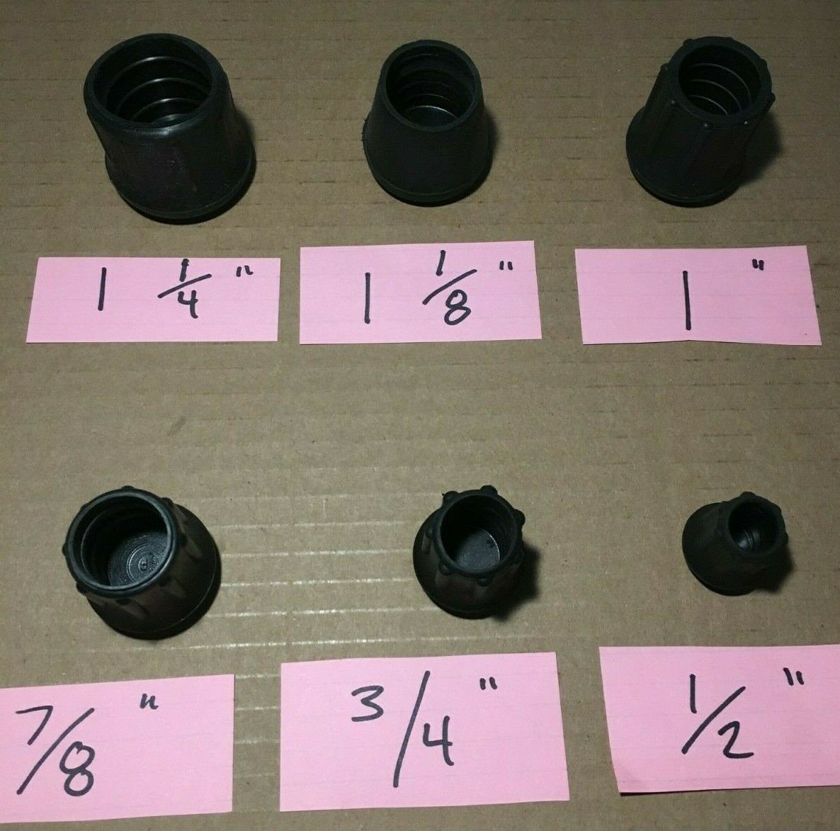 Extra Rubber Cane Tips, Crutch Tips, Walking Stick Tip, Hiking Staff …