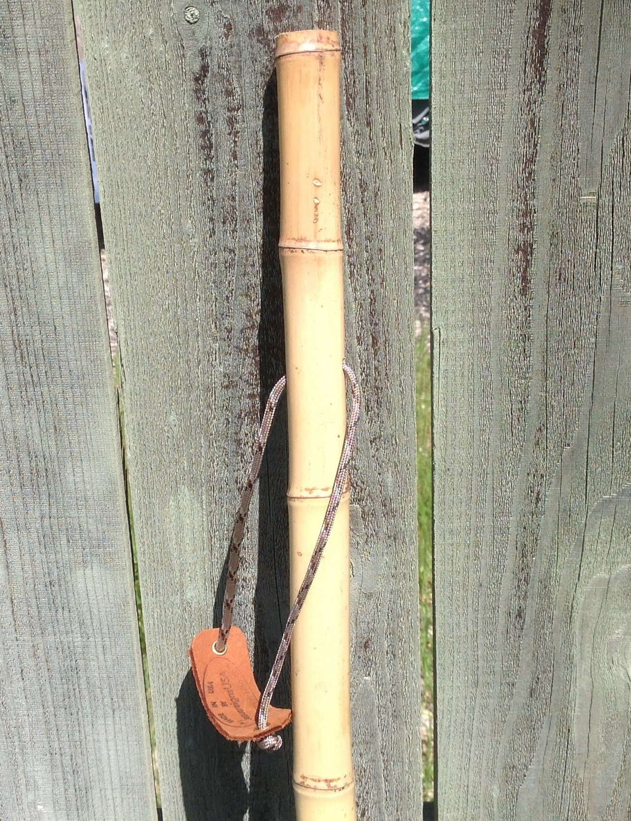Vintage 100 Bamboo Wood Walking Stick Hiking Stick Walking Etsy