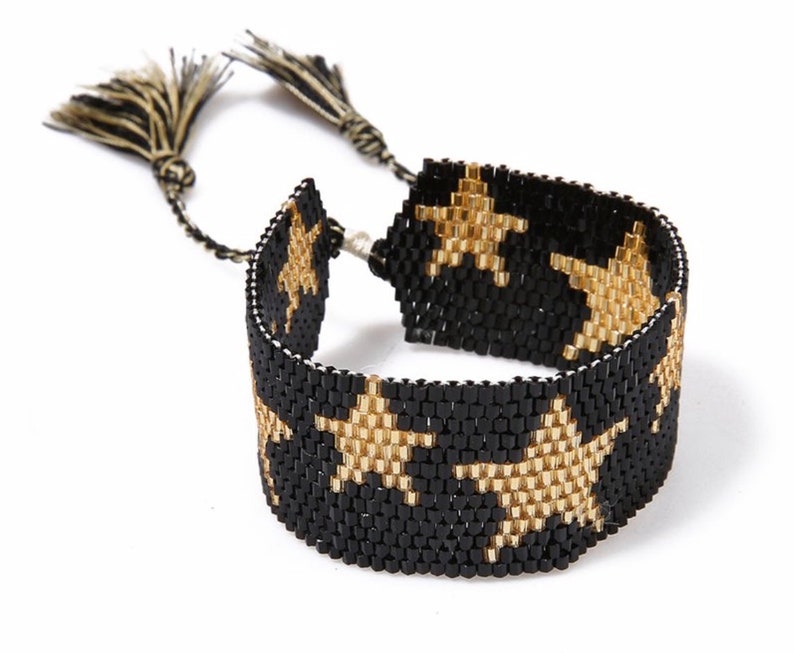 Handmade Seed Beads adjustable Bracelet