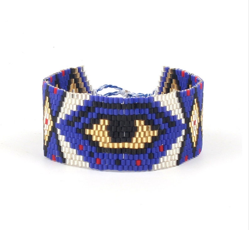Handmade Seed Beads adjustable Bracelet