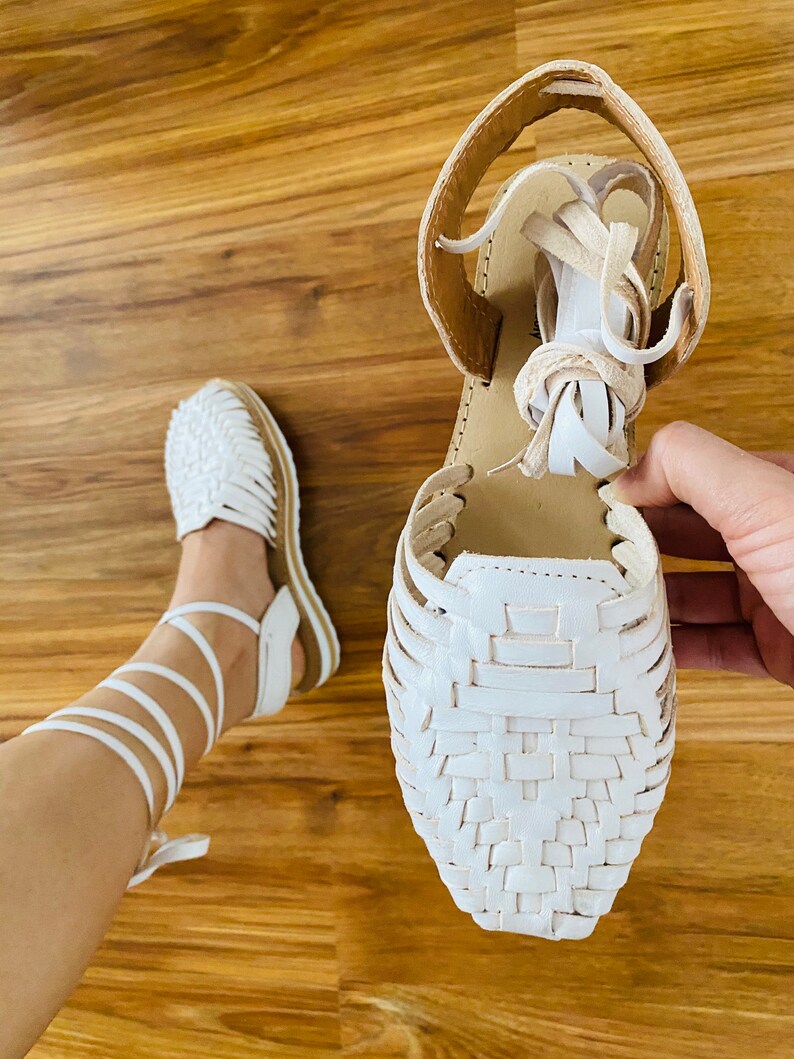 all white huaraches women's