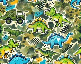 Download digitale del dinosauro mimetico, mimetizzazione