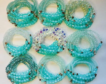 Pulseiras da Amizade: Azul-petróleo, Laranja, Ouro Rosa, Berloques, Elástico | Variantes de Vinil | Personalizáveis | Inspiradas em Showgirls