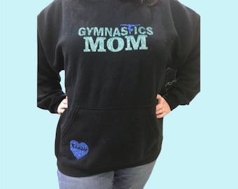 Gym mom shirt/sweatshirt with gymnast name