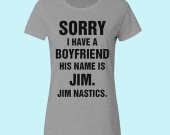 Boyfriend gymnastics shirt