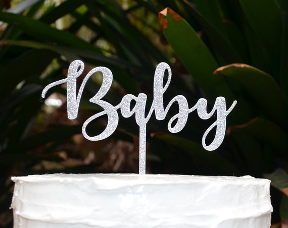 Baby Cake Topper - Baby Shower Cake Topper - Baby Boy Baby Girl Cake Topper