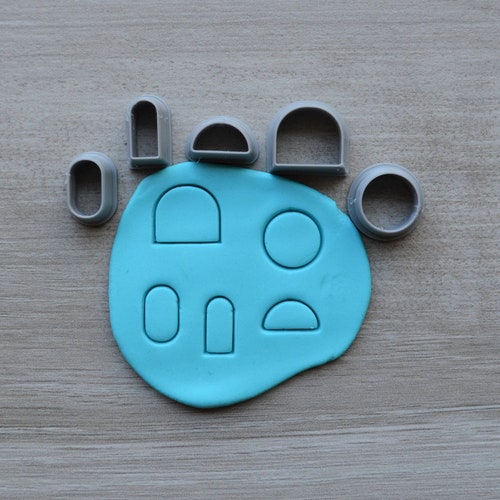 Circle Polymer Clay Cutter Set Cookie Fondant Cutters Etsy Australia