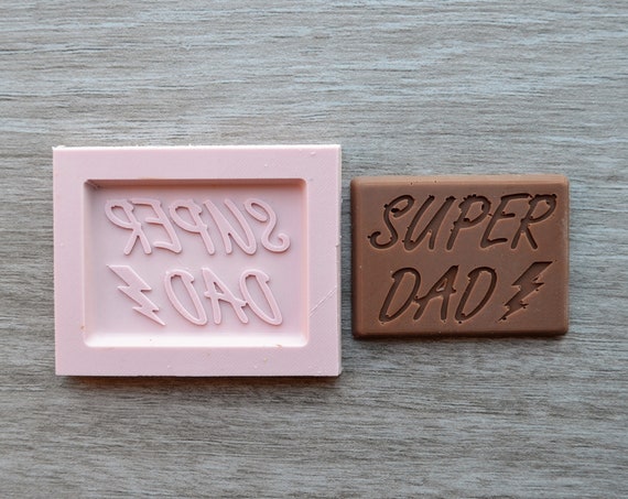 Super Dad Silicone Mould Chocolate Candy Mould Mold