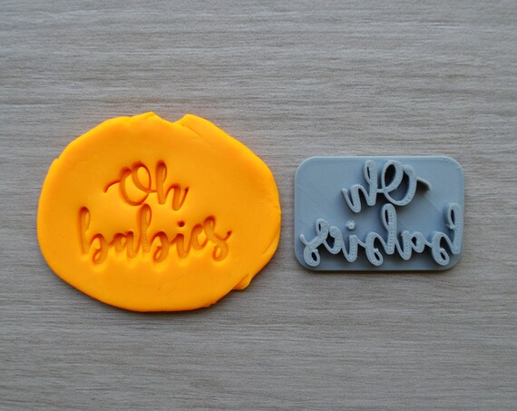 Oh Babies Imprint Cookie/Fondant/Soap/Embosser Stamp