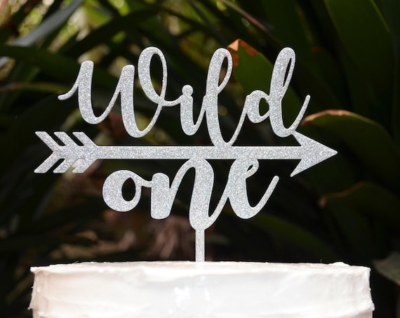 Wild One Arrow Cake Topper - 1st Birthday Party - Assorted Colours