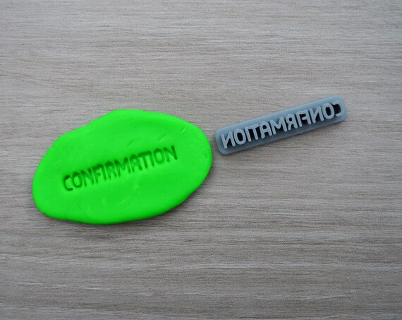 Confirmation Imprint Cookie/Fondant/Soap/Embosser Stamp