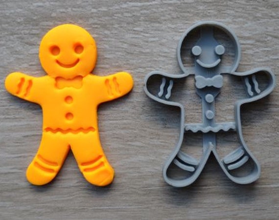 Gingerbread Man Christmas Cookie Cutter Fondant Cutter Cake Topper