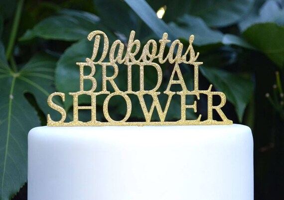 Bridal Shower Kitchen Tea Party Custom/Personalized Cake Topper