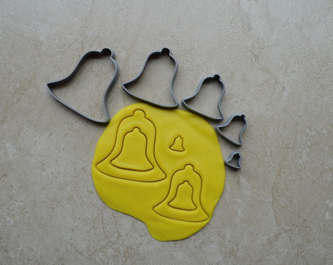 Bell Polymer Clay Cutter Set Cookie Fondant Cutters