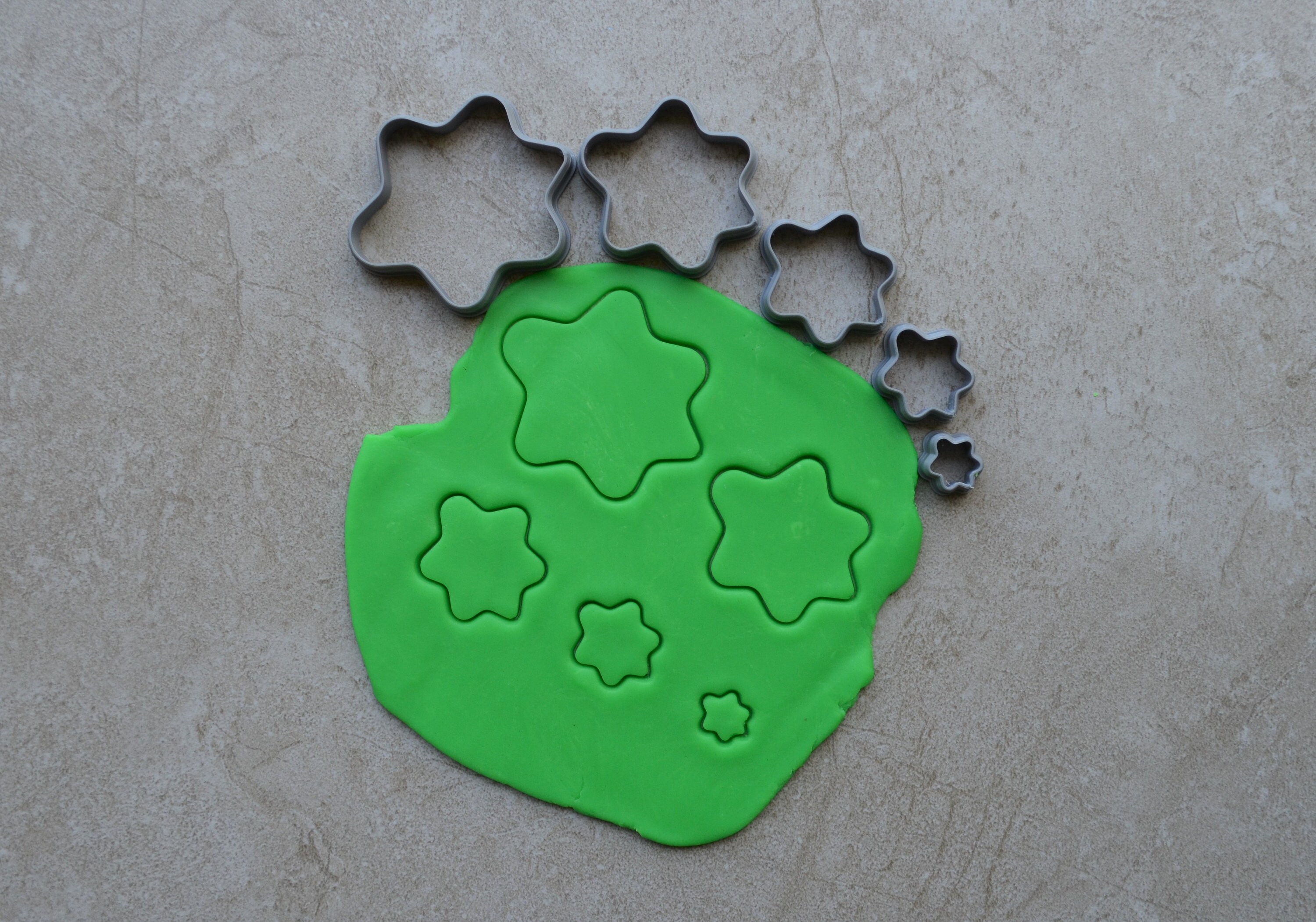 Flower V2 Polymer Clay Cutter Set Cookie Fondant Cutters Etsy